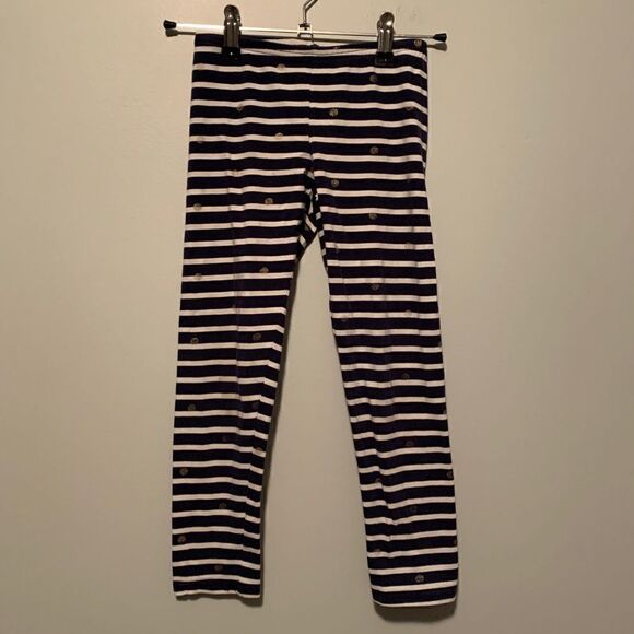 Girl's stripped and polka dot leggings - Picture 2 of 6